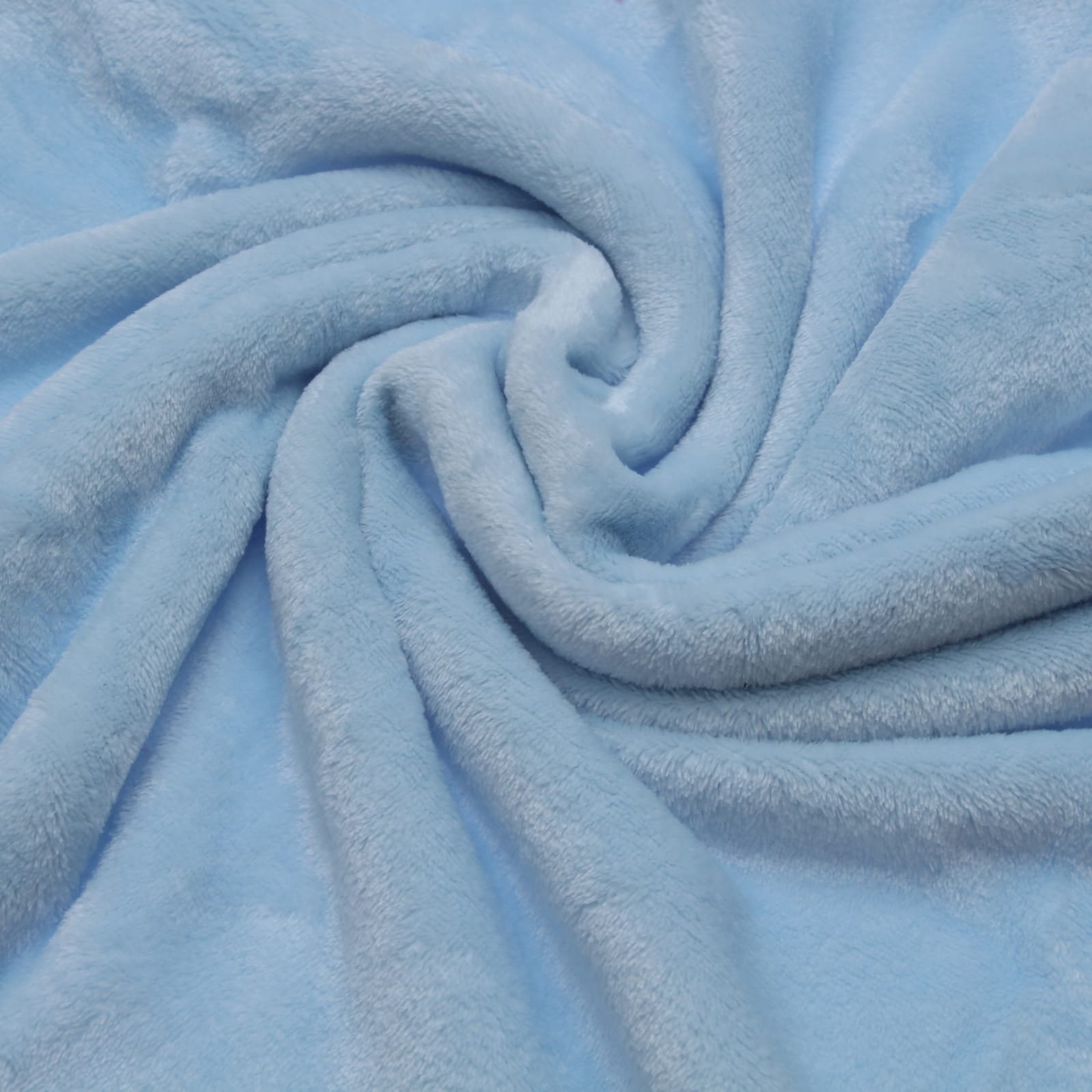 Tecido Fleece Importado Liso Azul - Esquina dos Tecidos