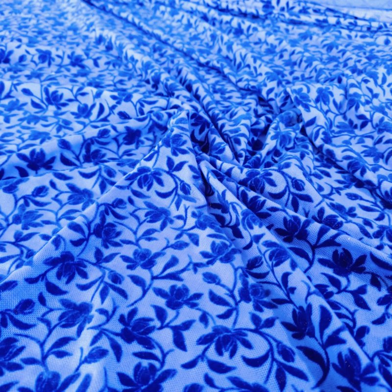 renda azul vibrante 2
