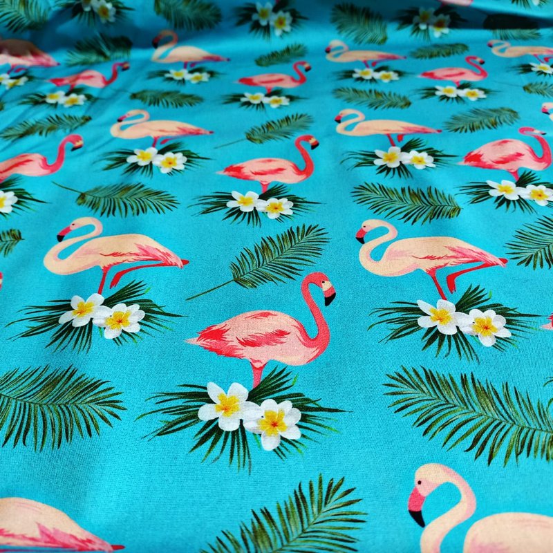 tricoline digital flamingos 3